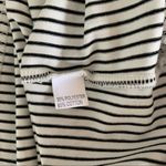 Merokeety  Dress Large Striped Black White Casual Comfy Everyday Style Photo 6