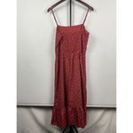 Lovers + Friends Rust Red Basil Mini Star Novelty Print Ruffle Hem Dress Size M Photo 7