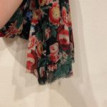 Pearl Georgina Chapman Marchesa Floral Gypsy Maxi Dress Size 4 EUC Black Photo 3