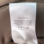 EXPRESS  Women’s Satin Crew Neck Puff Sleeve Wrap Top Brown Blouse Size Large Photo 7