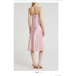 Bebe  Lace Trim Satin Slipdress Photo 1