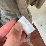 Eileen Fisher Champange Neutral Grey jacket M Metallic Satin Coat. Photo 6