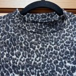 Abound  Women's Leopard Animal Print Bodycon Sheath Mini Dress Sz Small Mob Wife Photo 3