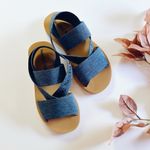 See By Chloe Women’s Tessie Denim Sandals Navy Photo 2