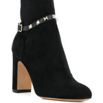 Valentino Garavani Rockstud strap suede ankle boots booties size IT 37 US 7 Photo 0