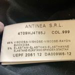 Armani Collezioni Armani black stretch sleeveless top, ladies 10 gathered drape belt detail knit Photo 7