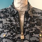 Michael Kors LAST CHANCE 💄 Black and White Zip Up Long Sleeve Blouse, small Photo 2