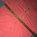 Roxy zip up sweatshirt hoodie,crocheted pocket detail, rope pull strings size M Photo 6