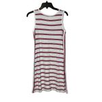 Max Studio Striped Ribbed Stretch Tank Dress Sleeveless Scoop Neck Women Small Photo 7
