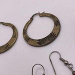 Lot Of 5 Costume Earrings Pierced Dangle Drop Hoop Etc Women’s Mix Some Handmade Photo 7