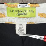 Loudmouth 16" Golf Skirt Black Multicolor Skort Size 8 Photo 6