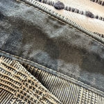 Y2K Vintage NSF | Distressed Glen Plaid Slim Pleated Front Ankle Length Pants 8 Gray Photo 7