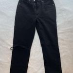 Reformation Julia High Cigarette Jean, Black, Size 26 Photo 1