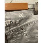 J.Crew Slim Demi Boot Metallic Silver Pockets Pants Photo 1