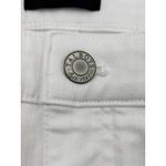 Talbots  Jeans Women's 16 Pedal Pusher Crop White Denim‎ Cotton Coastal Photo 6