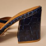Free People Blue Charlie Croc V Patterned Heels Women’s Blue Size 8.5 /39 Photo 10