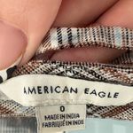 American Eagle Outfitters Brown and White Plaid Mini Skirt Photo 2