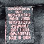 AQUA  Dress Black Lace Mesh Tulle Sleeveless Formal Party Wedding Mini Size 2 Photo 9