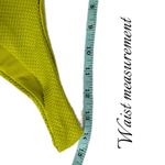 Aerie New AE Womens Sz Small Cheekier Bikini Bottom Waffle In Lime High Cut Photo 6