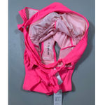 Cupshe NWT  One Shoulder Cutout Swimsuit Pink Twist Front One Piece Lined M Photo 11