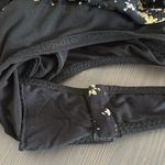 Free People Intimately Dessa Bodysuit Floral Printed Pintuck Black Top Size L Photo 11