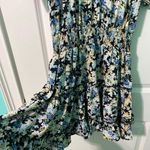 Lizard Thicket Floral Fit And Flare Dress With Puff Sleeves Photo 1