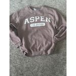Aspen Colorado crew neck sweatshirt‎ brownish color Size 4 Photo 2