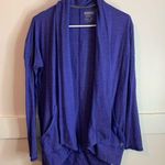 New Balance  Blue Purple Cardigan Sweater Photo 0
