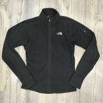 The North Face  Black Full Zip Fleece Athletic Sweatshirt Long Sleeve Size S Photo 0