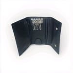 wilson's leather Wilson Leather Key Coin Wallet 4 Hooks‎ Snap Closure Black Photo 2