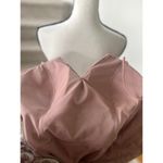 Portia & Scarlett Maree Pink Silver Glitter White Swirl Applique Ankle Dress Size 10 Photo 6