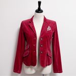 American Eagle Raspberry Red Corduroy Button Front Handkerchief Vintage New Photo 5