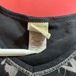 Jess & Jane Womens 1X Cotton Top Horse Print Artsy Equestrian Western Boho comfy Black Photo 2