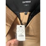 EXPRESS Brown tan plants size 10 R flair low cut new with tags Photo 1