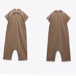 ZARA NWOT BAGGY COTTON JUMPSUIT LAGENLOOK RELAX FIT BLOGGERS FAV Photo 4