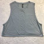 Wildfox Athletic Mesh Back Cropped Tank Top Women's XL Blue Outdoors Athleisure Photo 7