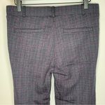 Betabrand Boot Cut Onyx Plaid Size Medium Petite Black Purple Stretch Pants Photo 7