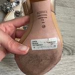 Schutz Laureen Light Nude Vinyl and Rhinestone High Heel Sandals Photo 4