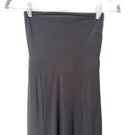 Pretty Little Thing Sleeveless Wide Leg Jumpsuit Front Slits Black Sz 4 Photo 5