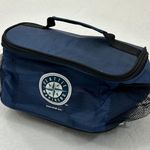 MLB Baseball Seattle Mariners Travel School Game Cooler Lunch Box Bag 10”x8”x6” Blue Photo 0