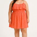 Lilly Pulitzer x Target Collab Jungle Orange Spaghetti Strap Ruffle Mini Dress Photo 0