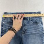 Good American Jeans 12 / 31 Good Waist Crop Chew Hem Jean High Rise Stretch Photo 12