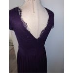 Adrianna Papell purple fancy lace dress size 2 wedding guess or made of honor l Photo 2