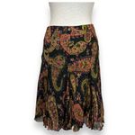 Dana Buchman Vintage Silk Paisly Skirt Women's Sz 4P Photo 1