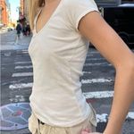 Brandy Melville  Starla Scalloped Trim Top One Size Photo 1