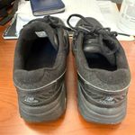 New Balance Black Athletic Shoes with Textured Leather Photo 5