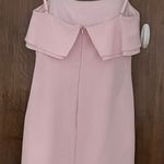 Karl Lagerfeld  Paris blush pink ruffle spaghetti straps bodycon dress, size 2 Photo 6