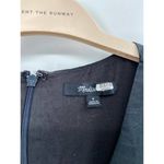 Madewell Black Poplin Tie Front V-Neck Short Sleeve Mini Dress Size 8 Photo 10