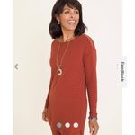 Chico's Chico’s Shoulder-Zipper Textured Pullover Sweater size 1 medium Photo 6