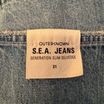 Outerknown  Generation Slim Selvedge Vista Blue Women’s Cotton Jeans Size 31 Photo 5